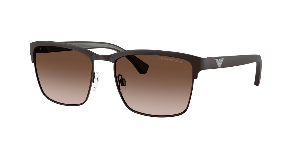 Emporio Armani  EA2087 339013 56 Matte Brown / Gradient Brown