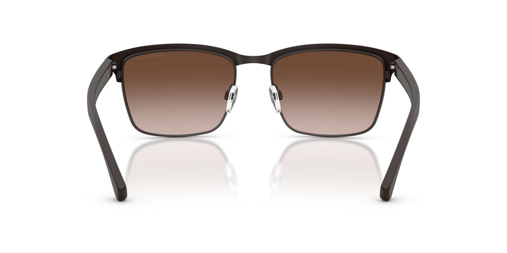 Emporio Armani  EA2087 339013 56 Matte Brown / Gradient Brown