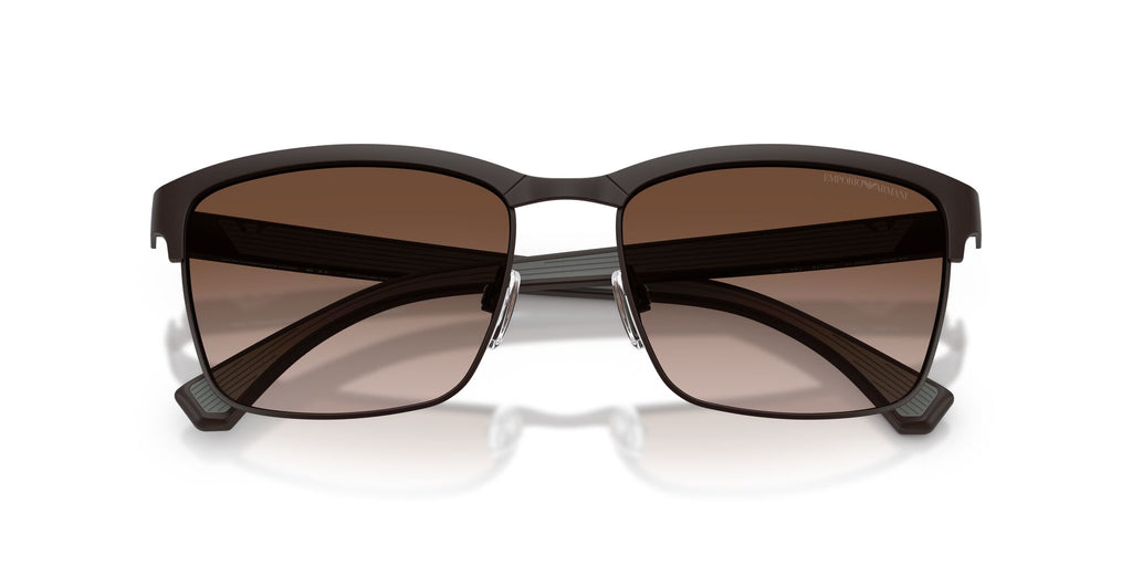 Emporio Armani  EA2087 339013 56 Matte Brown / Gradient Brown