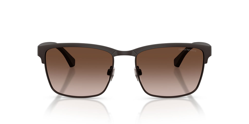 Emporio Armani  EA2087 339013 56 Matte Brown / Gradient Brown