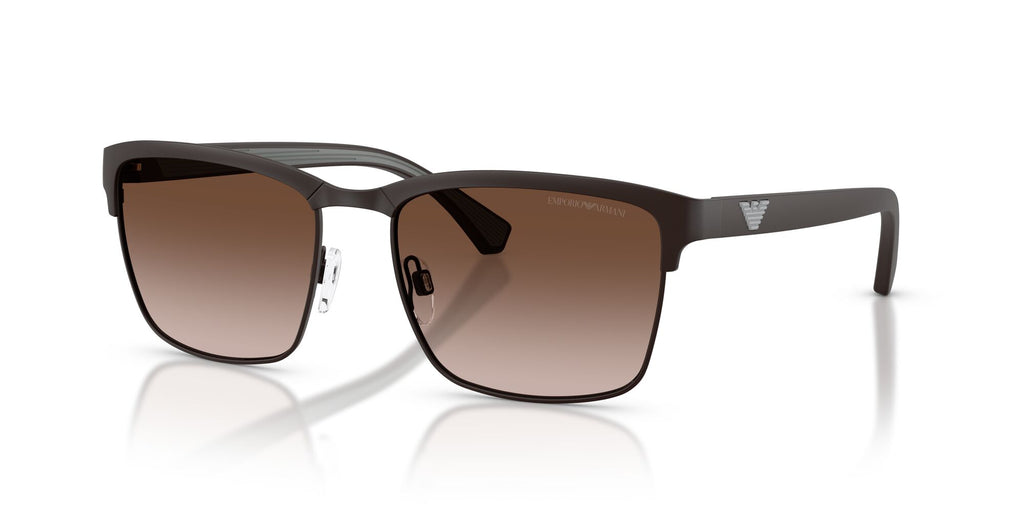 Emporio Armani  EA2087 339013 56 Matte Brown / Gradient Brown