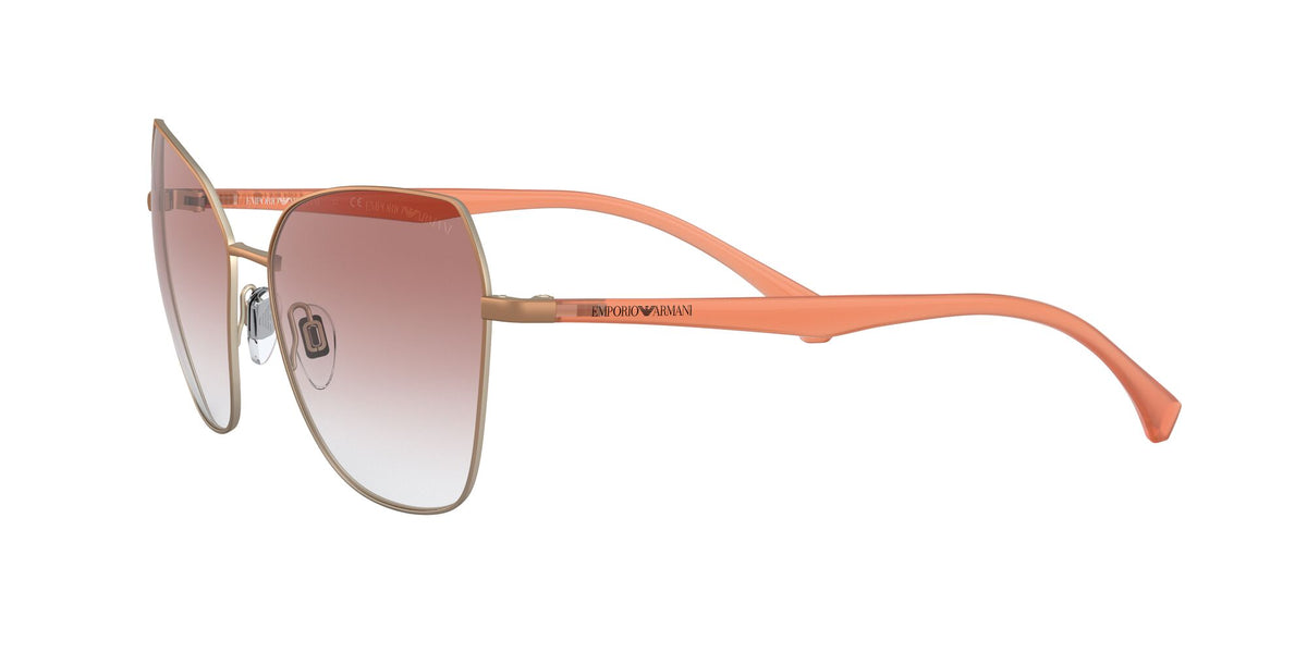 Emporio Armani EA 2095 Matte Bronze & Pale Gold / Gradient Pink 57 / Polyamide / Metal / Molded