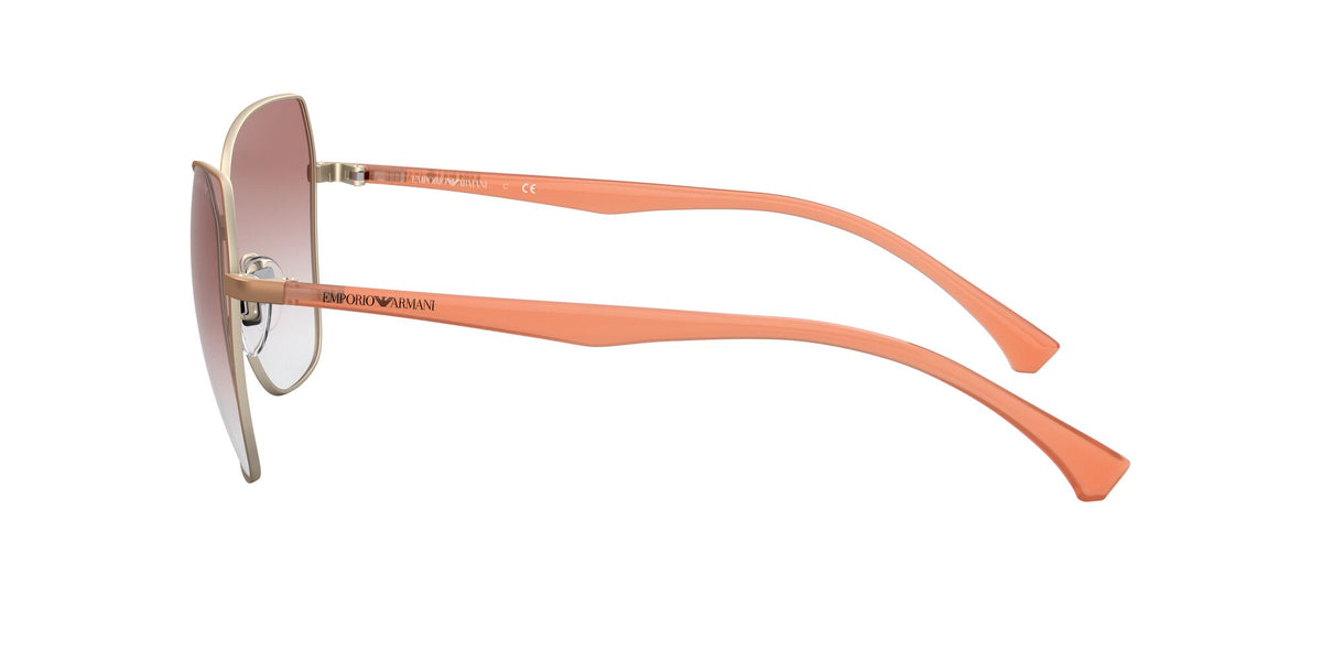 Emporio Armani EA 2095 Matte Bronze & Pale Gold / Gradient Pink 57 / Plastic