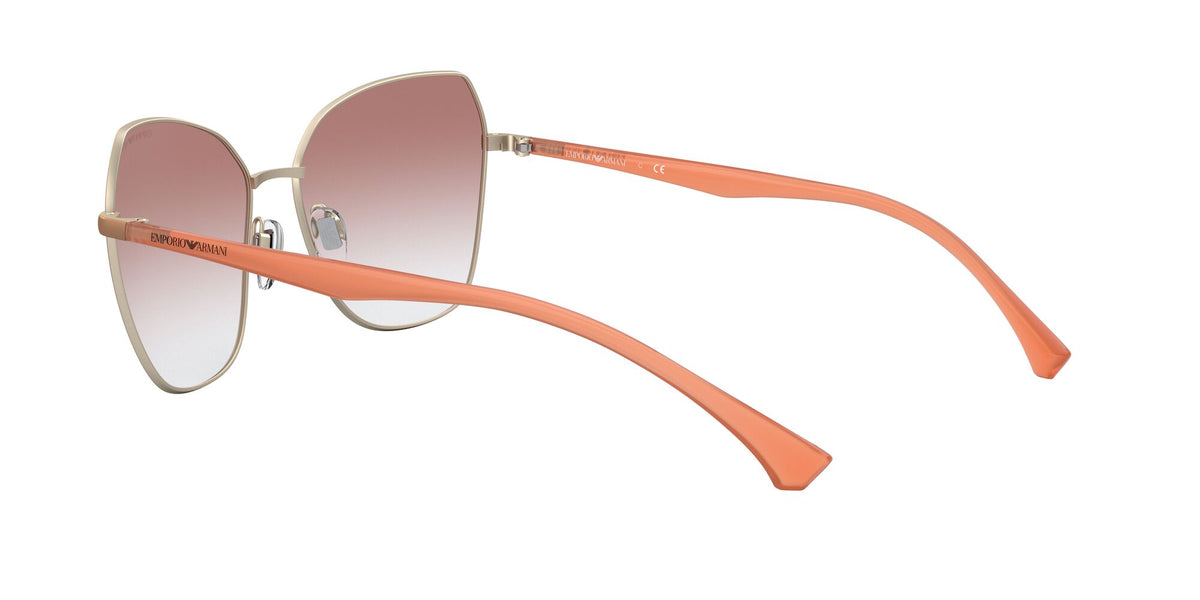Emporio Armani EA 2095 Matte Bronze & Pale Gold / Gradient Pink 57 / Plastic