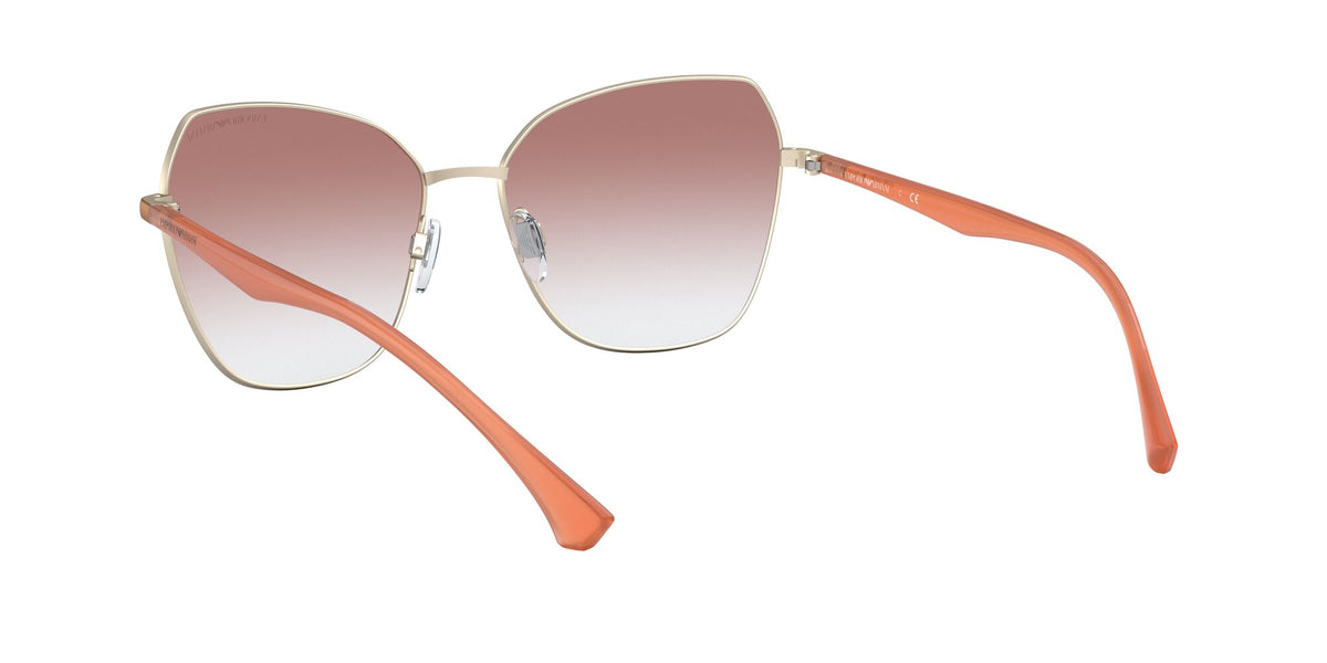 Emporio Armani EA 2095 Matte Bronze & Pale Gold / Gradient Pink 57 / Plastic