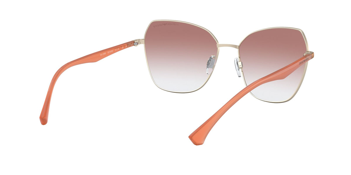 Emporio Armani EA 2095 Matte Bronze & Pale Gold / Gradient Pink 57 / Plastic