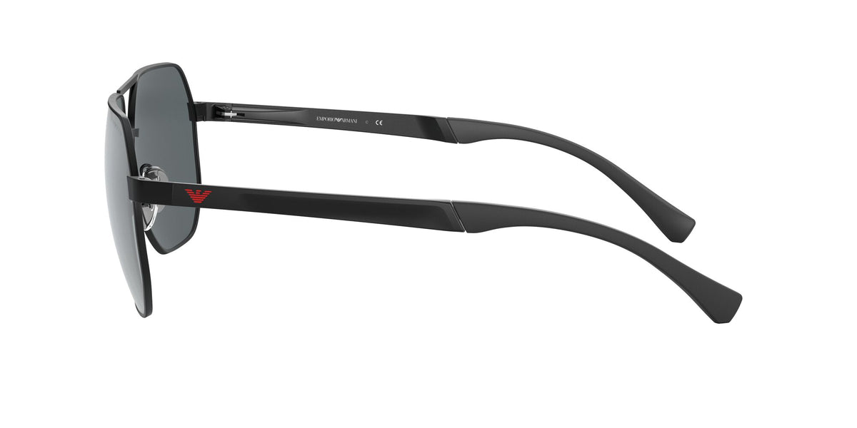 Emporio Armani EA 2099D Shiny Black / Mirror Black 61 / Polycarbonate / Metal / Aluminium