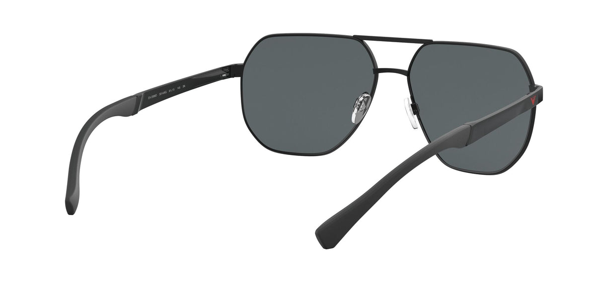 Emporio Armani EA 2099D Shiny Black / Mirror Black 61 / Polycarbonate / Metal / Aluminium