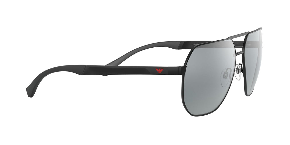 Emporio Armani EA 2099D Shiny Black / Mirror Black 61 / Polycarbonate / Metal / Aluminium