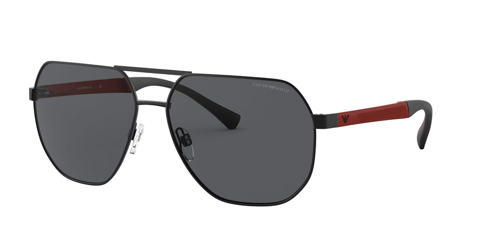 Emporio Armani  0EA2099D 333087 61 Matte Black/ Grey 61 / Plastic