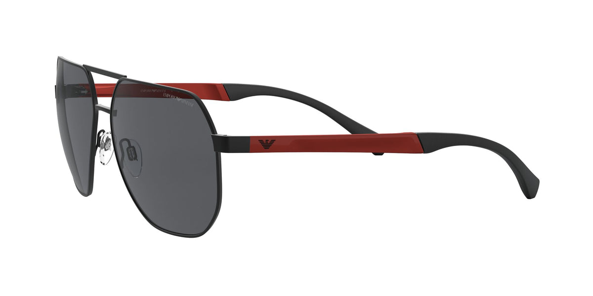 Emporio Armani  0EA2099D 333087 61 Matte Black/ Grey 61 / Plastic