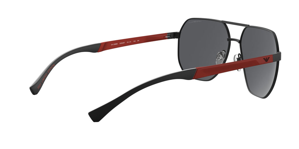 Emporio Armani  0EA2099D 333087 61 Matte Black/ Grey 61 / Plastic