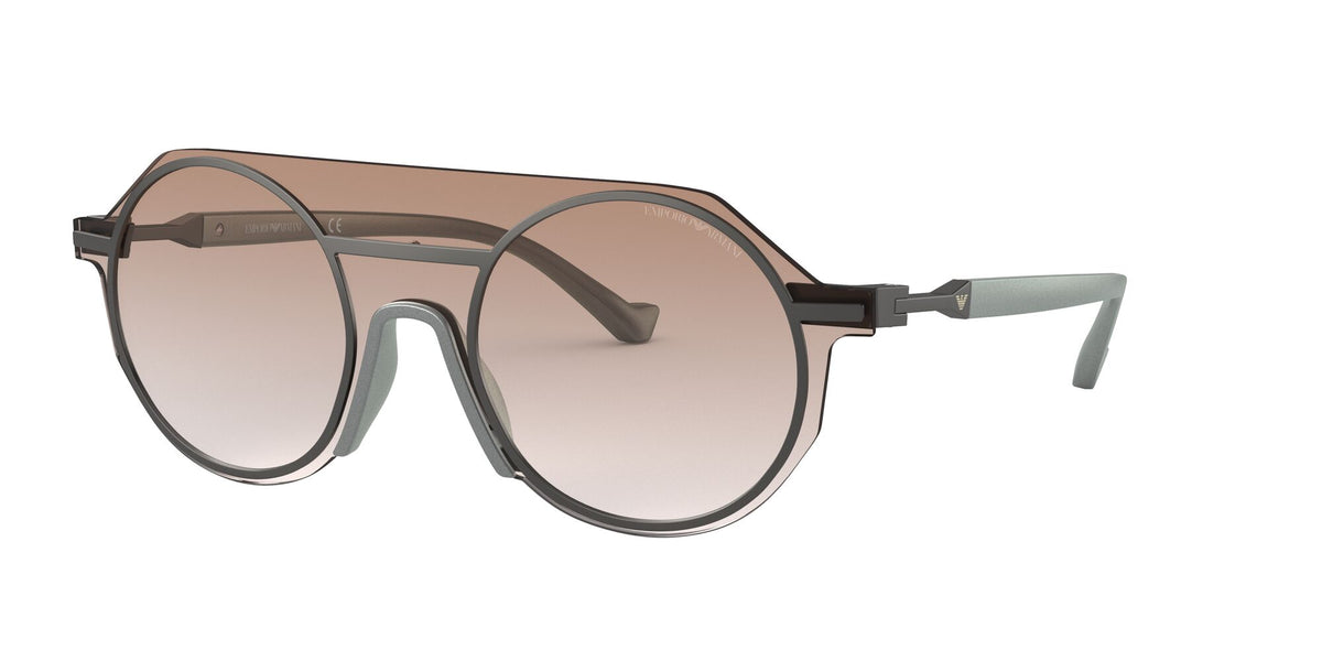 EA 2102 Emporio Armani  Matte Grey / Gradient Brown 48 48 / Polyamide / Metal / Molded