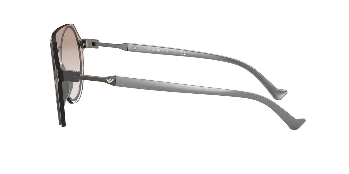 EA 2102 Emporio Armani  Matte Grey / Gradient Brown 48 48 / Polyamide / Metal / Molded
