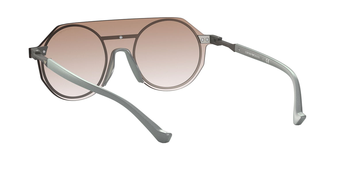 EA 2102 Emporio Armani  Matte Grey / Gradient Brown 48 48 / Polyamide / Metal / Molded