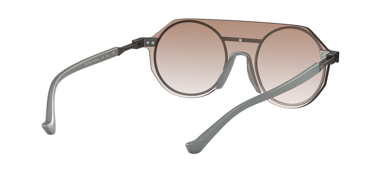 EA 2102 Emporio Armani  Matte Grey / Gradient Brown 48 48 / Polyamide / Metal / Molded