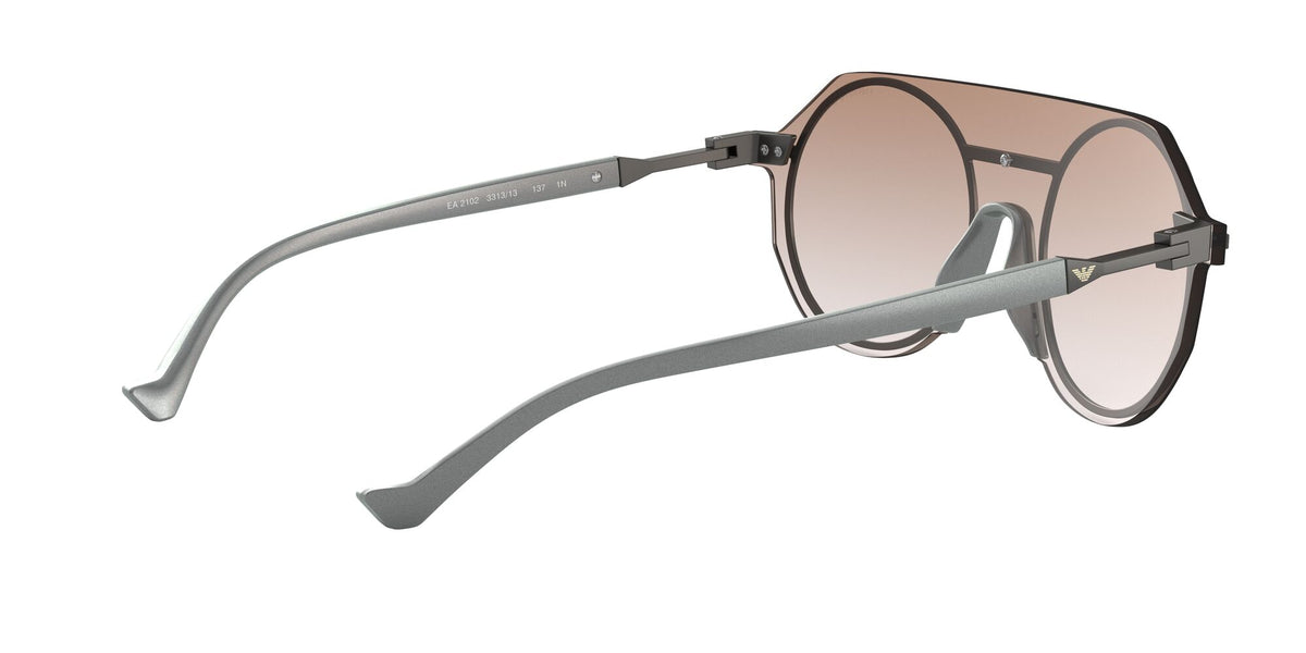 EA 2102 Emporio Armani  Matte Grey / Gradient Brown 48 48 / Polyamide / Metal / Molded