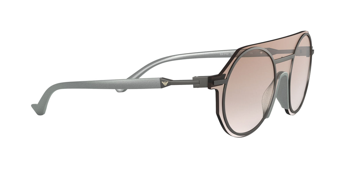 EA 2102 Emporio Armani  Matte Grey / Gradient Brown 48 48 / Polyamide / Metal / Molded