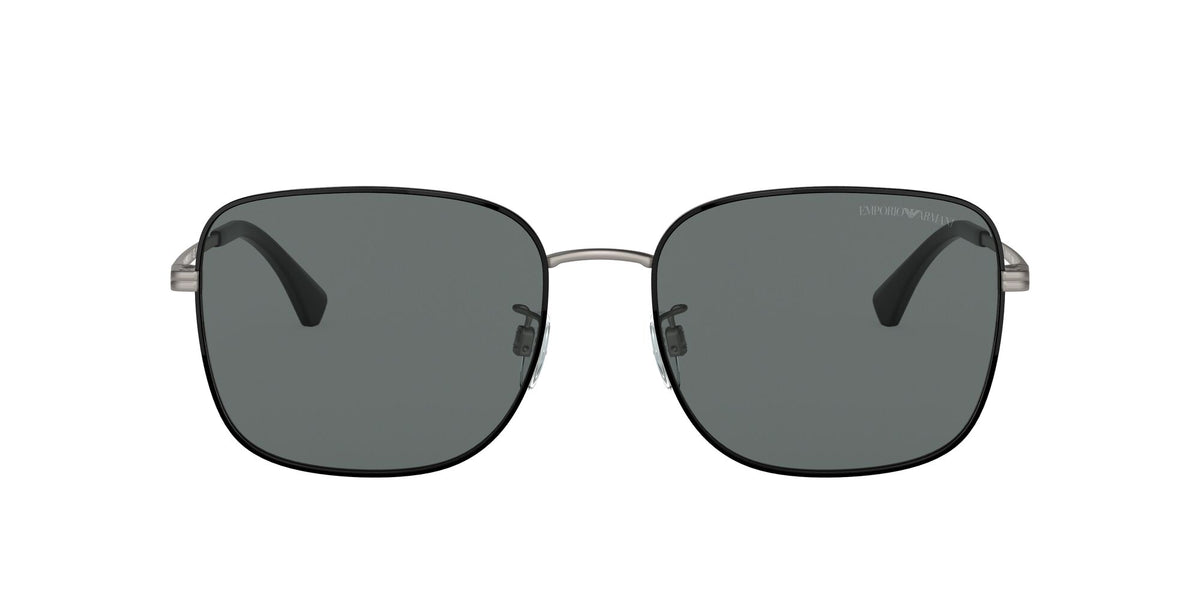 Emporio Armani EA 2117D Matte Gunmetal/Black / Polar Grey 58 / Plastic / Metal