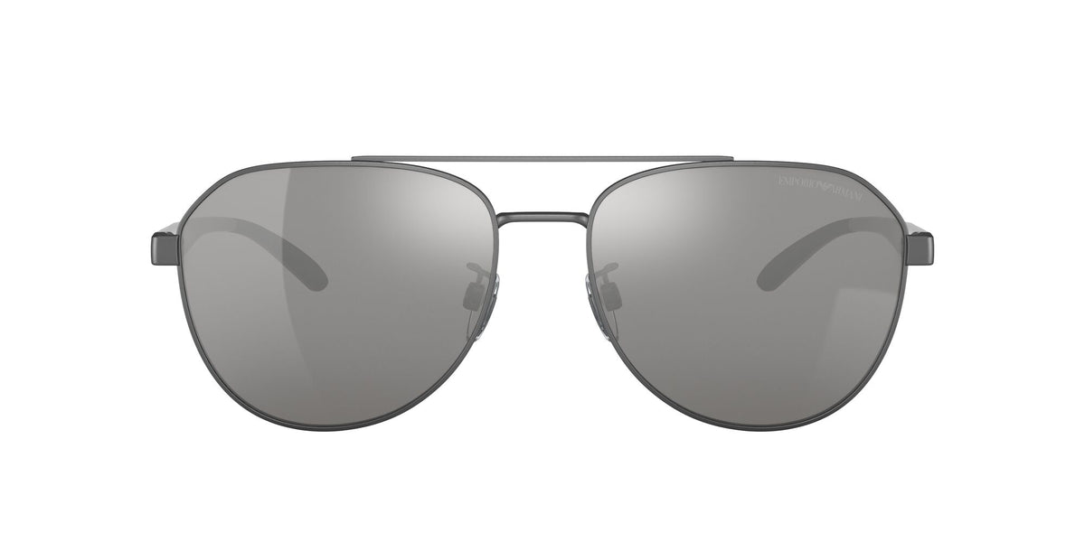 Emporio Armani  0EA2129D 3003Z3 59 Matte Gunmetal/ Polar Grey Mirror Silver 59 / Plastic / Plastic