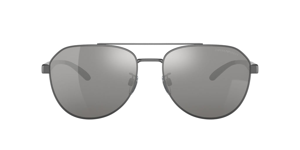 Emporio Armani  0EA2129D 3003Z3 59 Matte Gunmetal/ Polar Grey Mirror Silver 59 / Plastic / Plastic