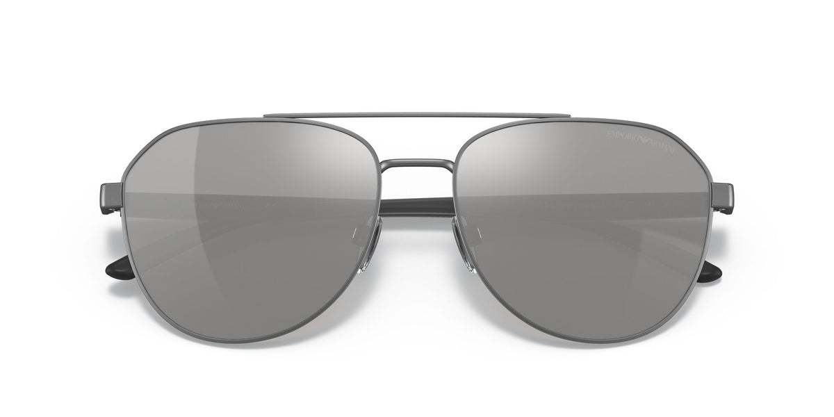 Emporio Armani  0EA2129D 3003Z3 59 Matte Gunmetal/ Polar Grey Mirror Silver 59 / Plastic / Plastic