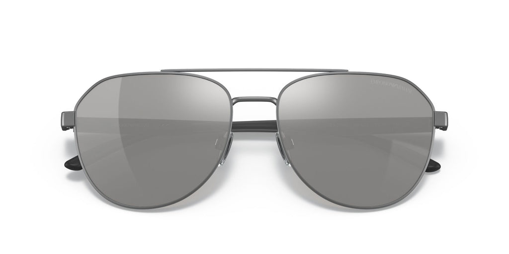 Emporio Armani  0EA2129D 3003Z3 59 Matte Gunmetal/ Polar Grey Mirror Silver 59 / Plastic / Plastic