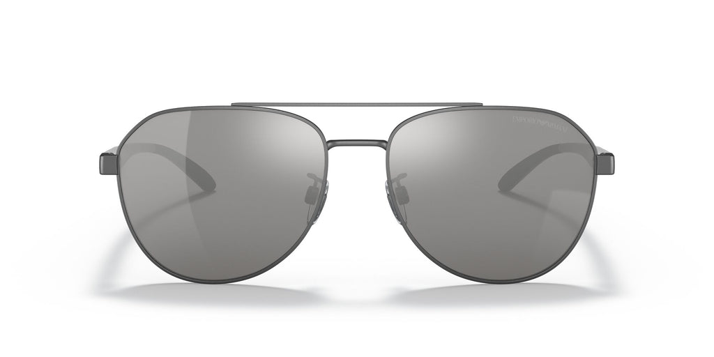 Emporio Armani  0EA2129D 3003Z3 59 Matte Gunmetal/ Polar Grey Mirror Silver 59 / Plastic / Plastic