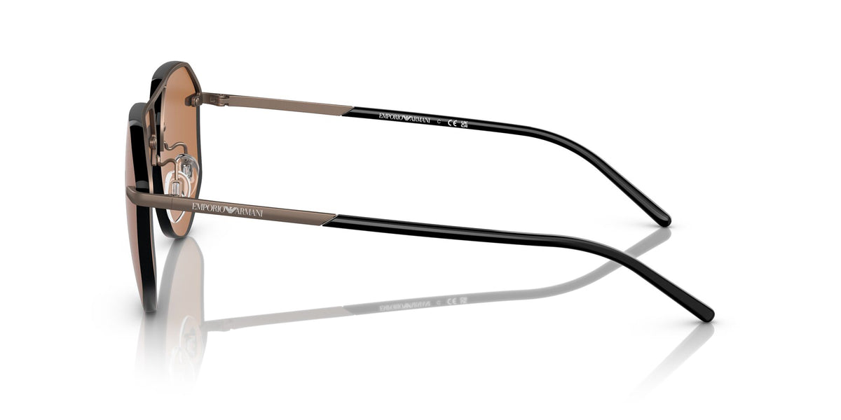 Emporio Armani EA 2132 Matte Bronze / Brown 59 / Polyamide / Metal / Metal