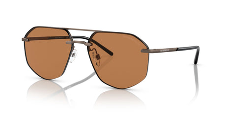Emporio Armani EA 2132 Matte Bronze / Brown 59 / Polyamide / Metal / Metal