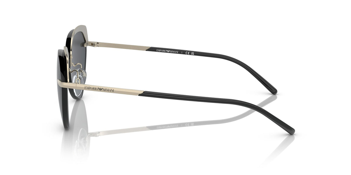 Emporio Armani EA 2133 Shiny Pale Gold / Dark Grey 57 / Polyamide / Metal / Metal