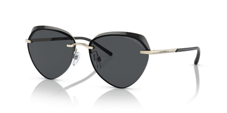 Emporio Armani EA 2133 Shiny Pale Gold / Dark Grey 57 / Plastic