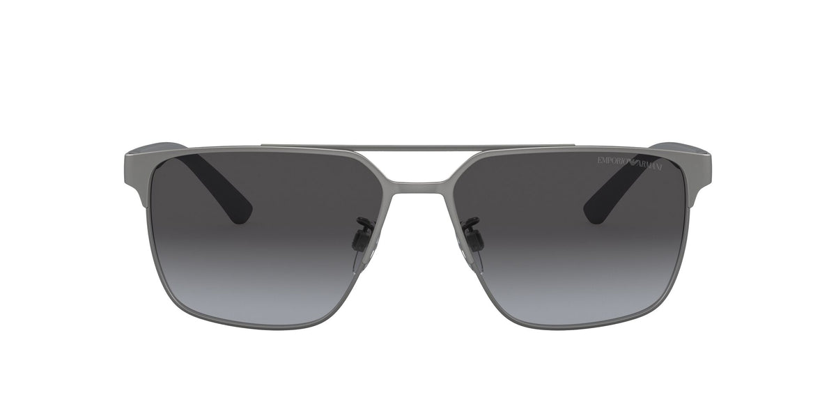 Emporio Armani EA 2134 Matte Gunmetal / Gradient Grey 58 / Polycarbonate / Metal / Metal