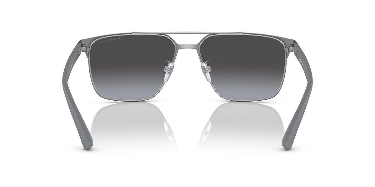 Emporio Armani EA 2134 Matte Gunmetal / Gradient Grey 58 / Polycarbonate / Metal / Metal