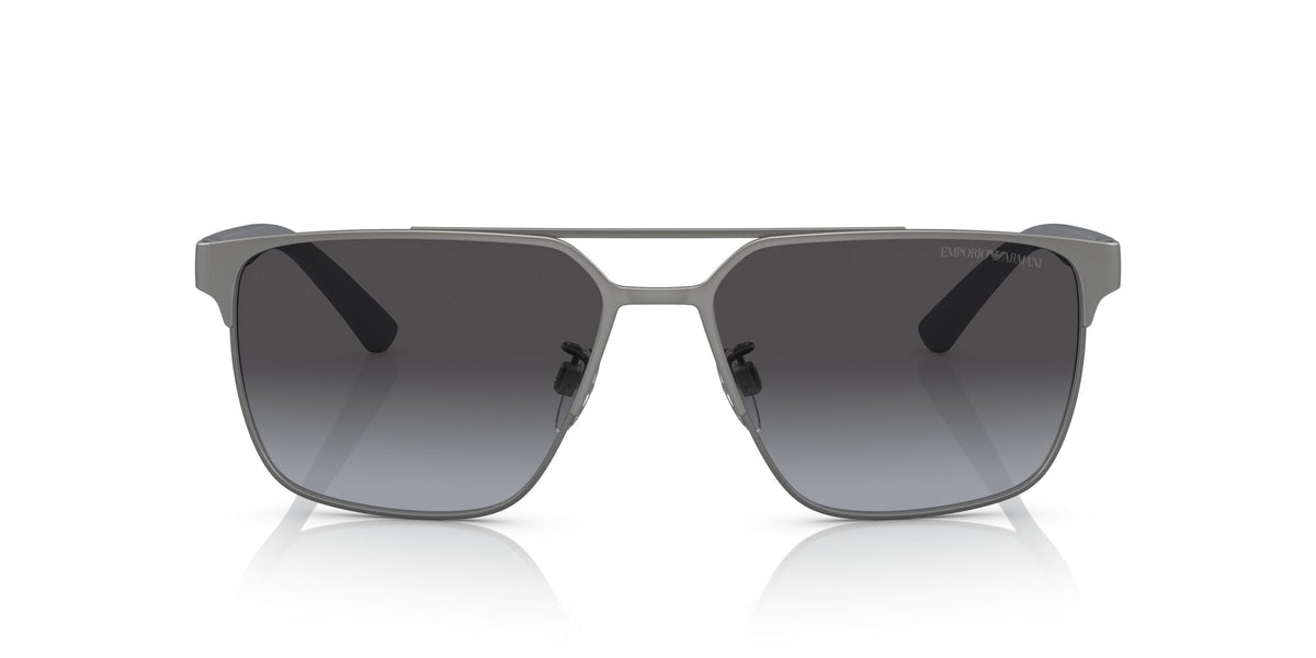 Emporio Armani EA 2134 Matte Gunmetal / Gradient Grey 58 / Polycarbonate / Metal / Metal