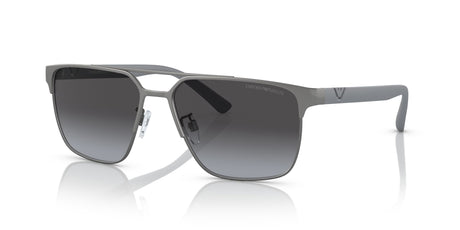 Emporio Armani EA 2134 Matte Gunmetal / Gradient Grey 58 / Polycarbonate / Metal / Metal