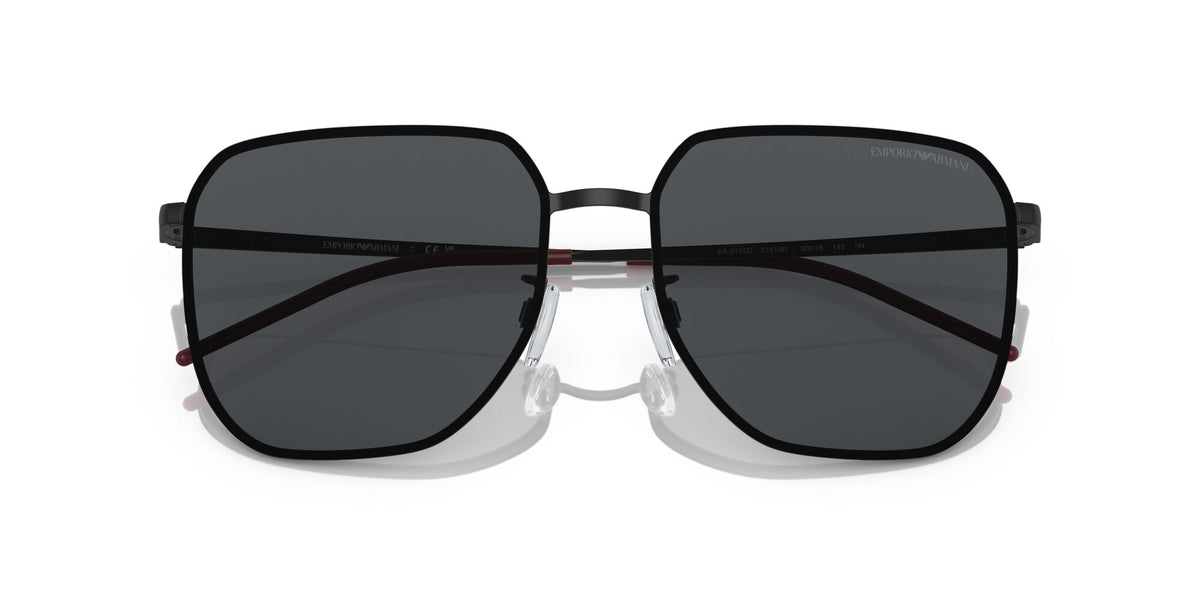 Emporio Armani  0EA2135D 319187 60 Matte Black/ Dark Grey 60 / Polycarbonate / Metal / Metal