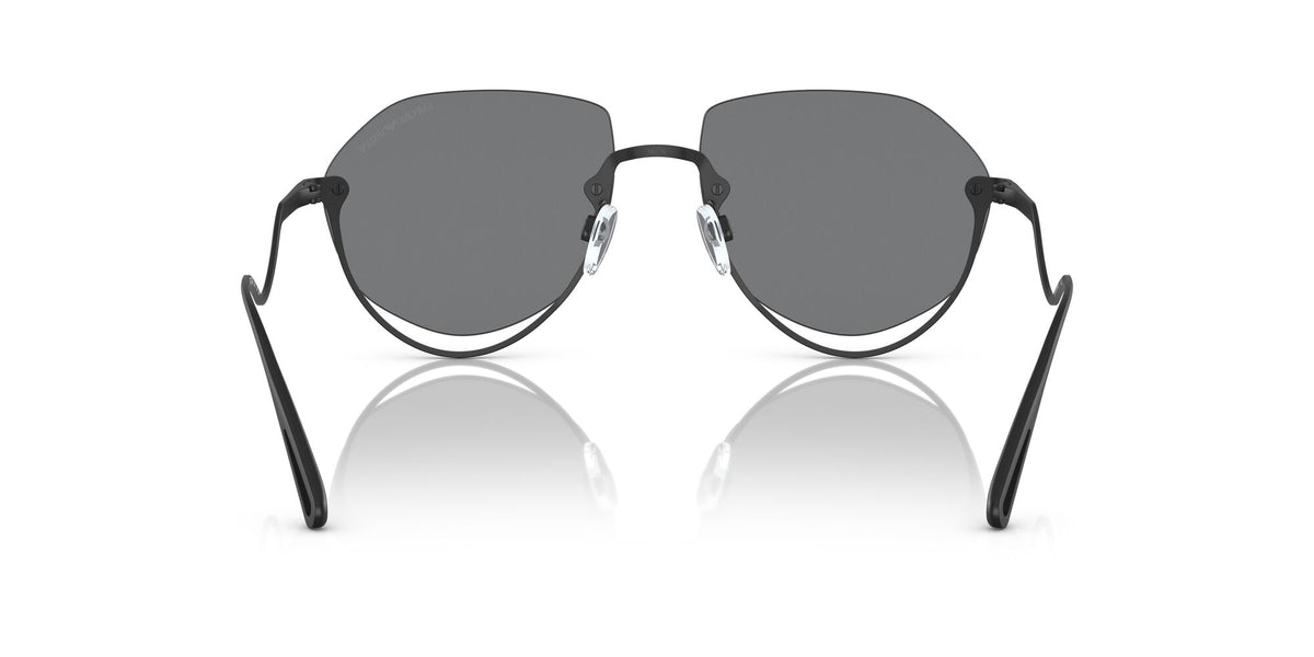 Emporio Armani EA 2137 Matte Black / Grey Mirror Silver 56 / Polyamide / Metal / Metal