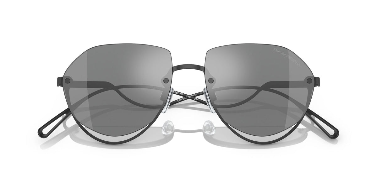 Emporio Armani EA 2137 Matte Black / Grey Mirror Silver 56 / Plastic