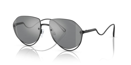 Emporio Armani EA 2137 Matte Black / Grey Mirror Silver 56 / Polyamide / Metal / Metal