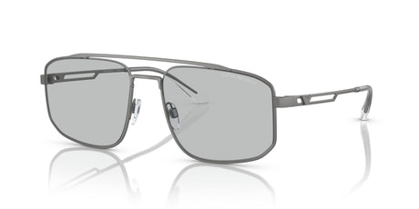 Emporio Armani  0EA2139 300387 57 Matte Gunmetal/ Light Grey 57 / Polyamide / Metal / Metal