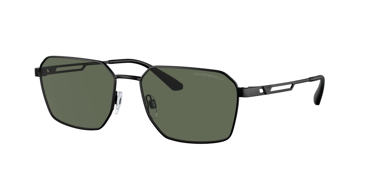 Emporio Armani  0EA2140 300171 57 Matte Black/ Dark Green 57 / Polycarbonate / Metal / Metal