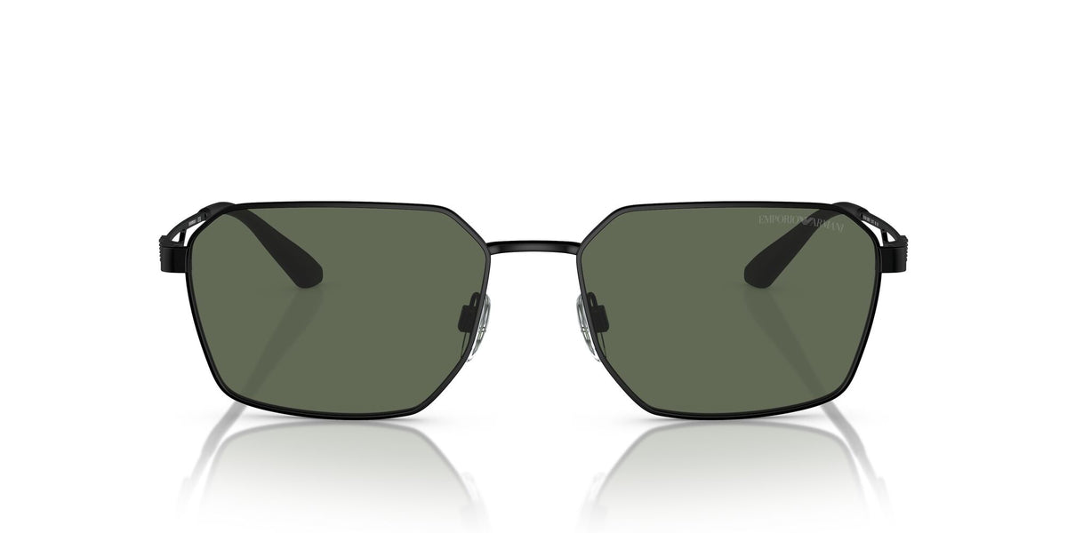 Emporio Armani  0EA2140 300171 57 Matte Black/ Dark Green 57 / Polycarbonate / Metal / Metal