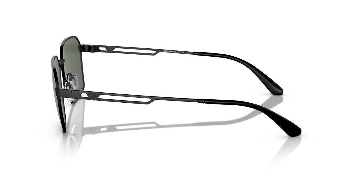 Emporio Armani  0EA2140 300171 57 Matte Black/ Dark Green 57 / Polycarbonate / Metal / Metal