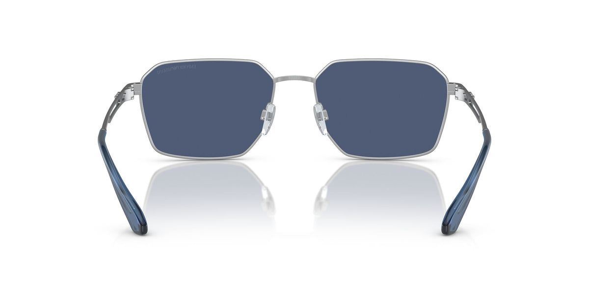 Emporio Armani  0EA2140 304580 57 Matte Silver/ Dark Blue 57 / Polycarbonate / Metal / Metal