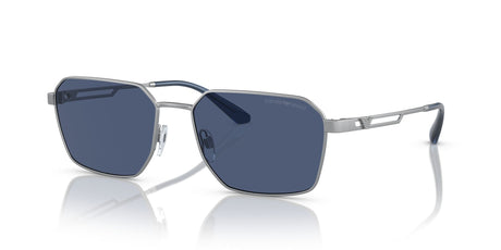 Emporio Armani  0EA2140 304580 57 Matte Silver/ Dark Blue 57 / Polycarbonate / Metal / Metal