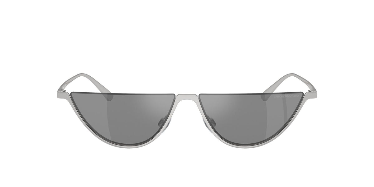 Emporio Armani  0EA2143 30156G 57 Shiny Silver/ Grey Mirror Silver 57 / Polycarbonate / Metal / Metal