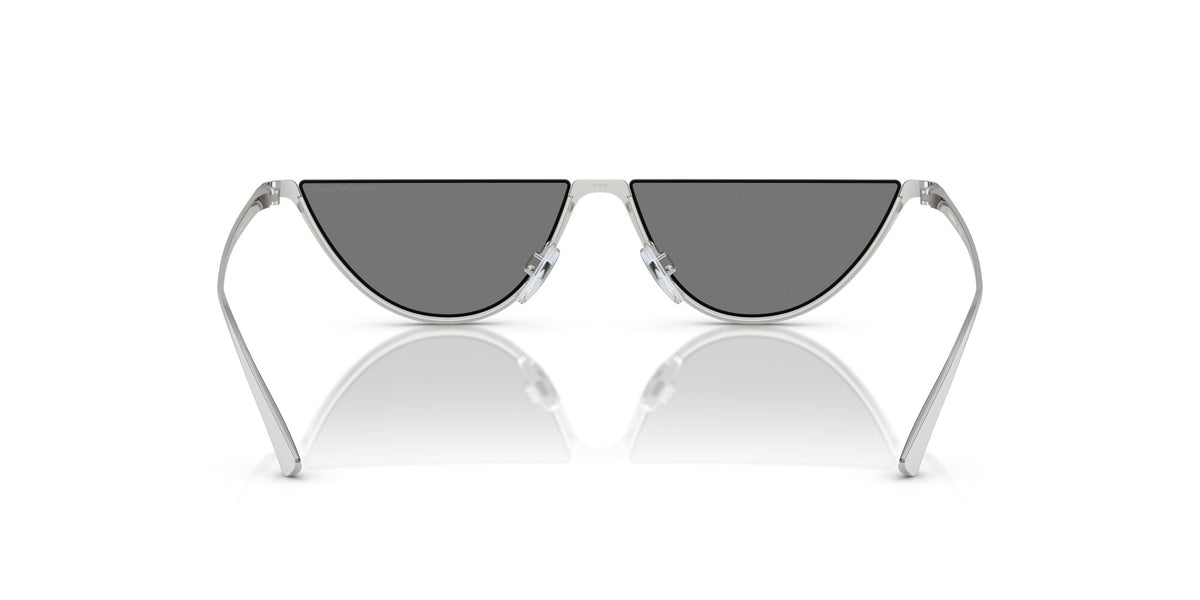 Emporio Armani  0EA2143 30156G 57 Shiny Silver/ Grey Mirror Silver 57 / Polycarbonate / Metal / Metal