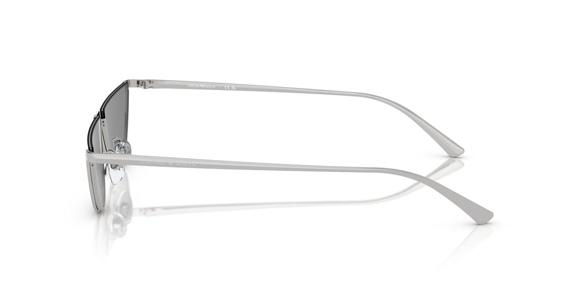 Emporio Armani  0EA2143 30156G 57 Shiny Silver/ Grey Mirror Silver 57 / Polycarbonate / Metal / Metal