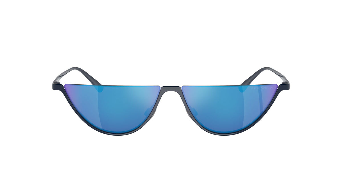 Emporio Armani  0EA2143 301925 57 Shiny Blue/ Green Mirror Light Blue 57 / Polycarbonate / Metal / Metal
